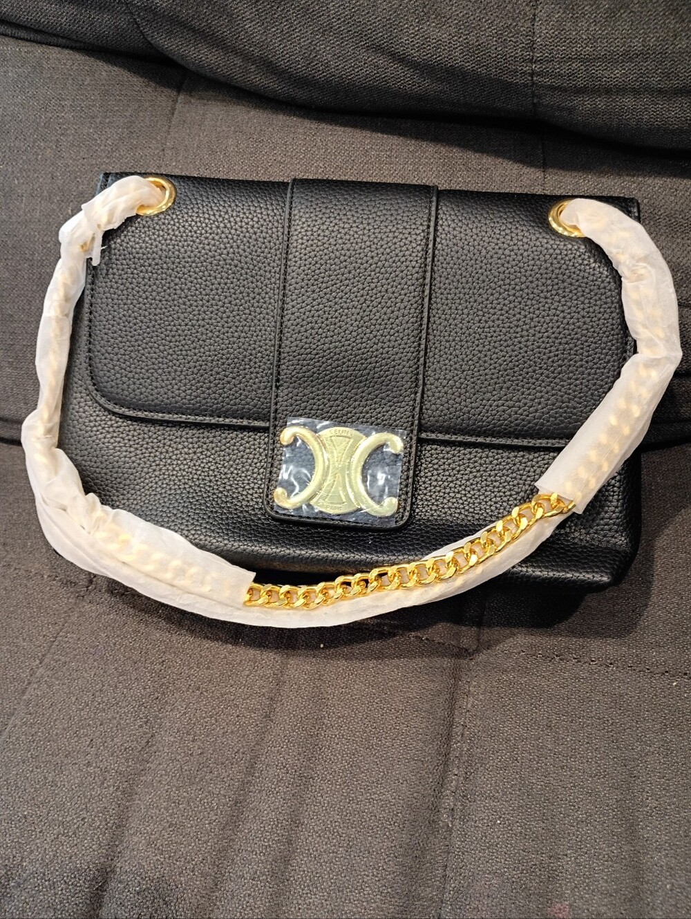 Women Preowned Not Used Purse Handbag Black